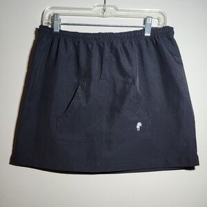 Bikini Village Black Cover-Up Skirt Size Large | Beach Swim Cover Up w/ Pocket